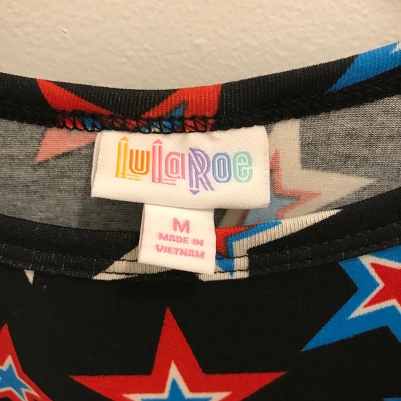 NWT Lularoe Carly Dress Stars Patriotic American - Picture 8 of 9